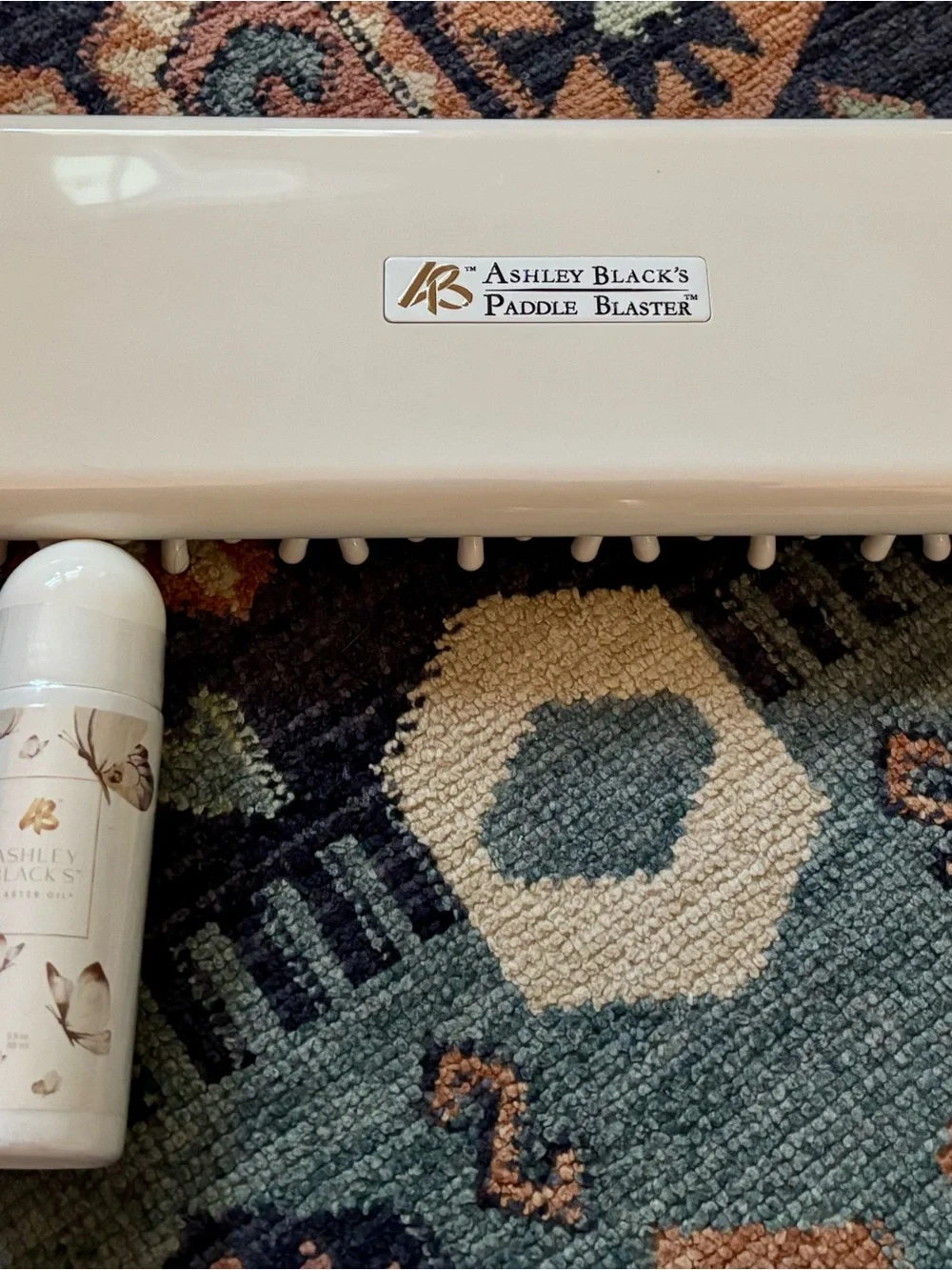 Ashley Black Paddle Blaster - Massage Tool & Oil roll on